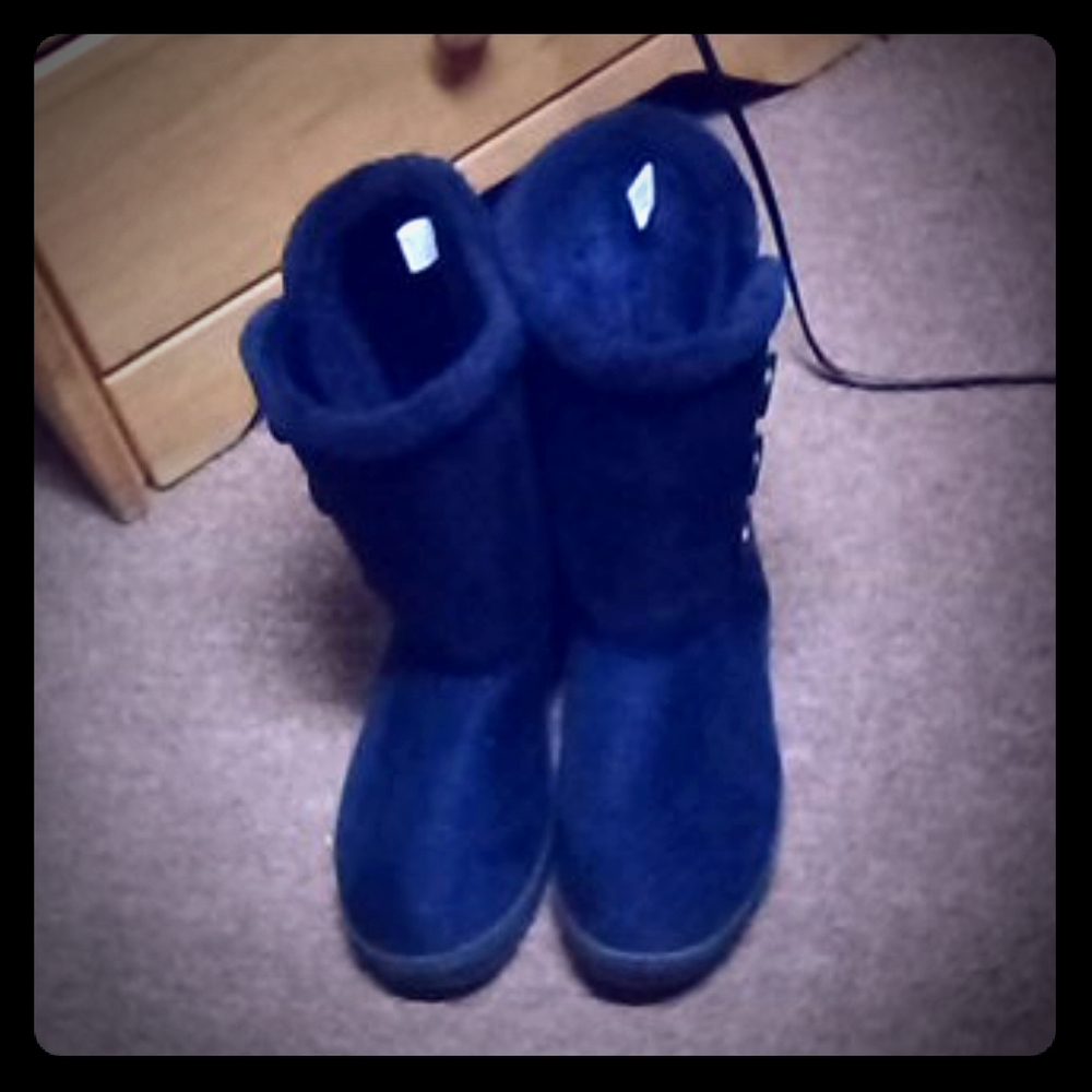 Blue boots